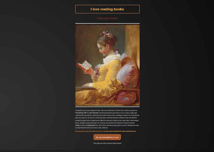 Book suggestion project preview